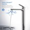 Kibi Tender-T Single Handle Bathroom Vessel Sink Faucet with Pop Up Drain C-KBF1020CH-KPW101CH - alternate 8